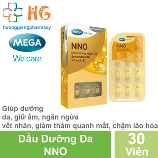 Viên khóa ẩm NNO cung cấp Vitamin E và dầu Jojoba (Hộp 30 Viên)