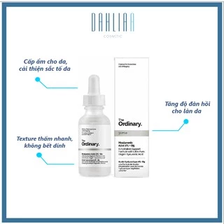 Serum The Ordinary Hyaluronic Acid 2% + B5 siêu dưỡng ẩm [Kèm Ảnh thật + Video]