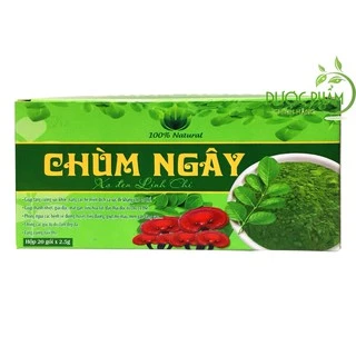 Trà chùm ngây xạ đen linh chi hạ men gan