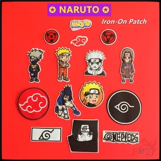 Miếng vá ủi thêu hình phim hoạt hình Naruto thiết kế độc đáo