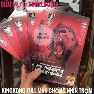 Cường Lực KINGKONG Full Màn Chống Nhìn Trộm - Chính Hãng