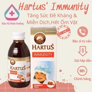 Hartus' Immunity Tăng Sức Đề Kháng,Miễn Dịch,Hết Ốm Vặt,Tăng Cường Sức Khỏe Đường Hô Hấp Trên (date 3/2025)