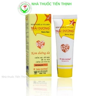 Kem nghệ & vitamin, giảm mụn và thâm Thái Dương 20g - Mẫu mới chính hãng