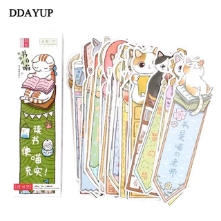 Set 30 Bookmark đánh dấu trang hình con mèo cute