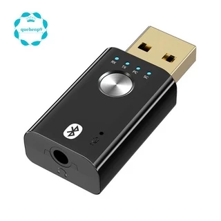 Usb Truyền Nhận Tín Hiệu Bluetooth 5.0 Không Dây 4 Trong 1 Giắc Cắm 3.5mm AUX BT Dùng Trong Xe Hơi / TV