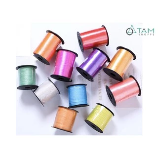 Cuộn dây ruy băng trang trí bằng nhựa bản 0.5cm nhiều màu PA-RB-02 TAN