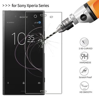 Kính cường lực bảo vệ màn hình cho Sony Xperia L1 L2 M2 M4 M5 Aqua XZ XZ2 Premium X