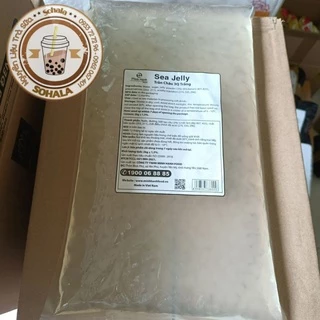 Trân châu trắng 3Q Sea Jelly 2kg - Trân châu giòn ăn liền