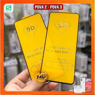 Cường Lực Tecno Pova Neo Spark 8C Pova 2 - Tecno Pova 3 Full Màn Full Keo Không Chấm Liti - Tecno Pova 2 Pova 3