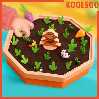 [Koolsoo] Montessori Pull Carrot Shape Matching Câu đố nhận thức