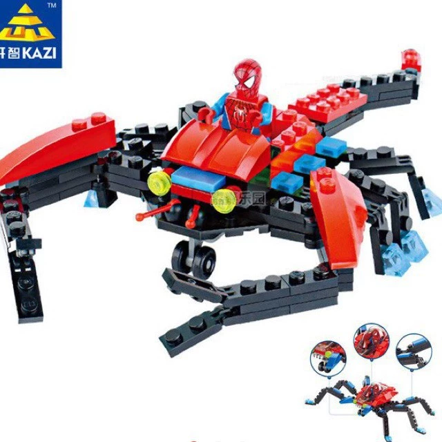 Đồ Chơi Lắp Ráp Spider Super Man Kazi 6003-126PCS