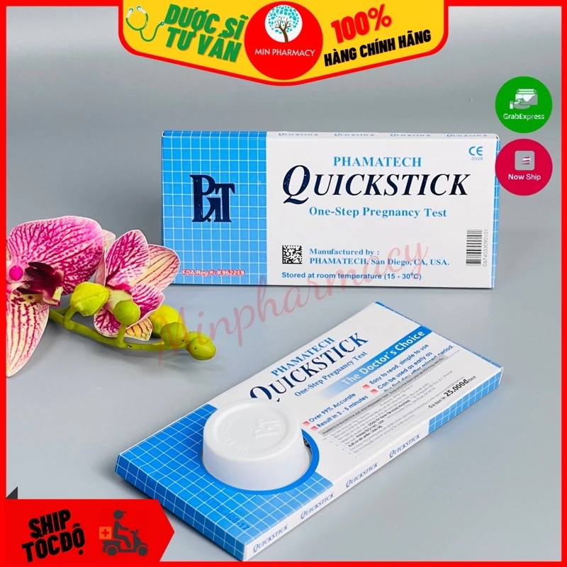 Que thử thai nhanh Quickstick (1 cái/hộp) - Minpharmacy