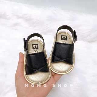 G49 Giày tập đi cho bé sandal đen quai sau êm chân cho bé tập đi của Mama Ơi - Thời trang cho bé