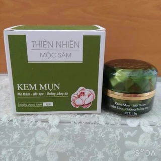 Kem mụn Mộc Sâm 12g ( trắng da, mờ sẹo, mờ thâm)