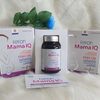 Viên uống hỗ trợ vitamin cần thiết cho phụ nữ mang thai Feron Mama IQ
