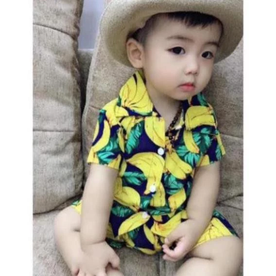 Bộ Lanh Mềm Mịn Thoáng Mát Cho Bé