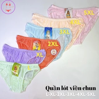 (Combo 10 cái) Quần lót viền chun, lưng luồn thun lạnh giá rẻ siêu thoải mái đủ kích cỡ