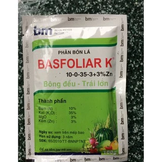 PHÂN BÓN LÁ CAO CẤP BASFOLIAR K 10-0-35 CỦA CHLB ĐỨC