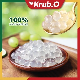 Trân châu trắng túi trân châu 3Q nguyên liệu làm trà sữa KRUBO thơm ngon siêu sạch dai dẻo 1kg