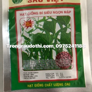 Hạt giống rau bí siêu ngọn mập (gói 20gram)