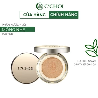 Combo Phấn Nước + Lõi Cushion Tiết Kiệm C'CHOI HERBAL DD Khả Năng Che Phủ Tốt Nâng Tone Da Tự Nhiên 23 - Medium Tone