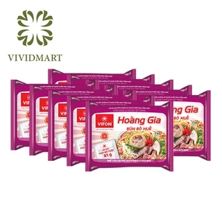 [Toàn quốc] [Set 10 gói] BÚN BÒ HUẾ VIFON HOÀNG GIA – GÓI 120g – VIFON