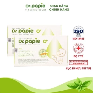 Gạc Rơ Lưỡi Dr Papie Vệ Sinh Răng Miệng Cho Bé