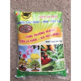 ( HOT ) Phân bón Đầu Trâu NPK 20-20-15 chuyên cho hoa, cây cảnh giúp cây ra hoa, hoa đẹp, lâu tàn