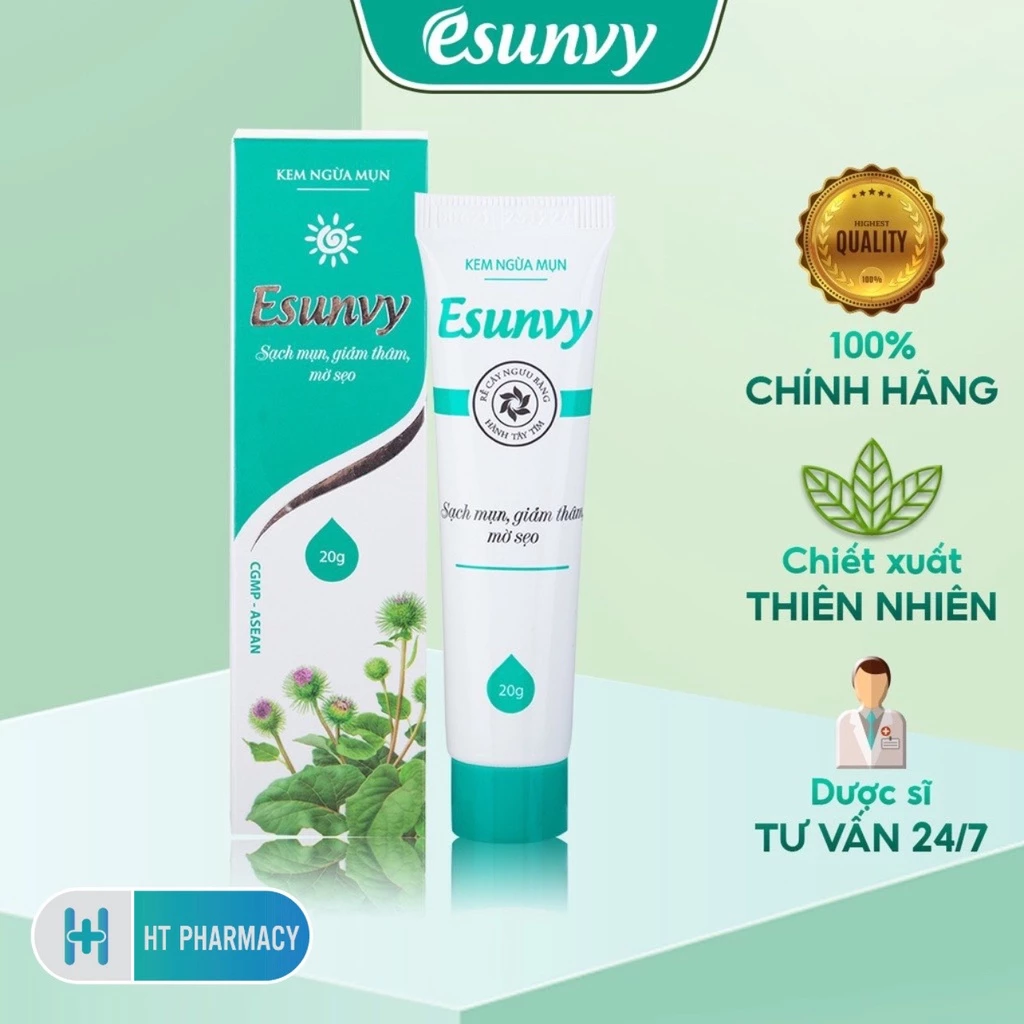 Kem ngừa mun Esunvy 20g