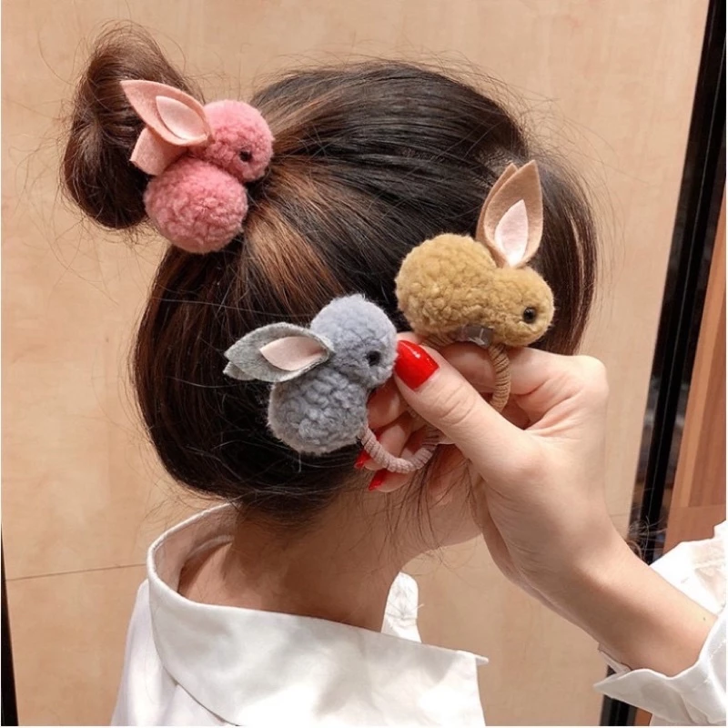cột tóc hình thỏ con đáng yêu💕🐇