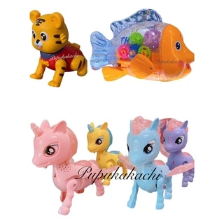 Lồng Đèn Pin Ngựa Pony, Hổ Nhâm Dần, Bọ, Cá Nemo Đồ Chơi Trung Thu