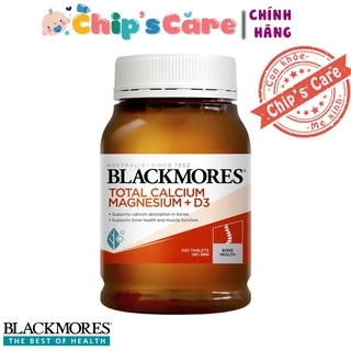 Lọ Blackmores total Calcium 200 viên canxi úc date 2025