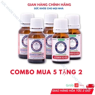 Có tích điểm đổi quà combo mua 5  tặng 2 .Men vi sinh Bioamicus Complete  3 lọ và Vitamin D3K2 MK7  2 lọ