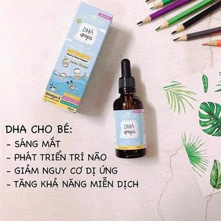 Lọ Nature's aid DHA cho bé từ 3 tháng - 5 tuổi