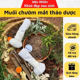 Cây muối thảo dược chườm mắt sau sinh Mộc Nhiên