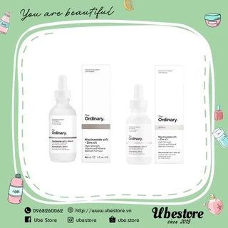 (ĐỦ BILL) TINH CHẤT GIẢM MỤN, MỜ THÂM THE ORDINARY NIACINAMIDE 10% +ZINC 1%