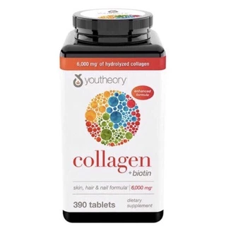 Collagen Youtheory Biotin [ CHUẨN AUTH] 390 viên của Mỹ