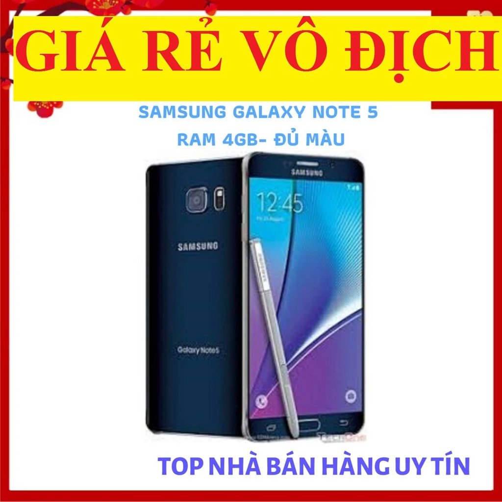  điện thoại Samsung Galaxy Note 5 32G ram 4G mới- Chơi PUBG/Free Fire mướt (màu Xanh đen)