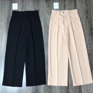 QUẦN ỐNG RỘNG KHOÁ GIỮA CULOTTES SIÊU HOT