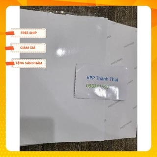 giấy decal in ảnh A4-A3-A5 photo paper mặt bóng ĐL 115- 135 gsm 50 tờ / tập - giấy decal in tem mác bóc dính