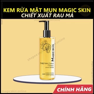 [CHÍNH HÃNG] SỮA RỬA MẶT RAU MÁ NGỪA MỤN MAGICSKIN