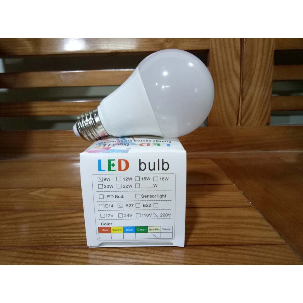[COMBO 10] BÓNG BÚP TRÒN 3W/ 5W /7W SÁNG VÀNG/ LẮP ĐUI ĐÈN TRANG TRÍ NGOÀI TRỜI - Đủ Công Suất, Hàng tốt - BH 1 năm