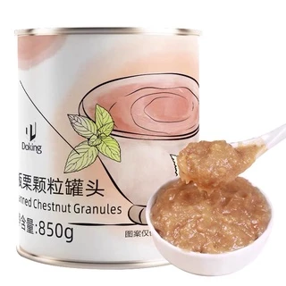 [ BÁN SỈ ] Hạt dẻ nhuyễn topping trà sữa lon 900g hãng Doking