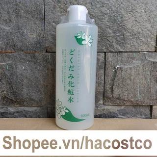 Nước hoa hồng Toner diếp cá Dokudami Natural Skin Lotion Nhật 500ml