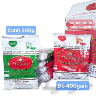 Trà Sữa Thái Lan Milk Green Tea CHATRAMUE 200gam- Trà thái Đỏ hàng thái lan chính hãng
