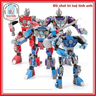 Lego xếp hình Chiến Hạm: Ô tô, Robot, Tàu chiến, Xe Swat cho Bé thỏa sức sáng tạo