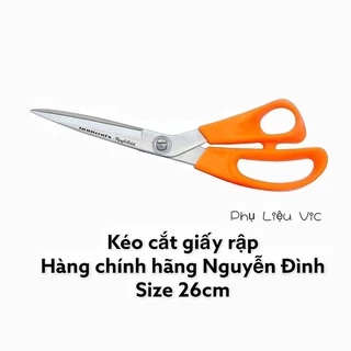 Kéo cắt giấy rập