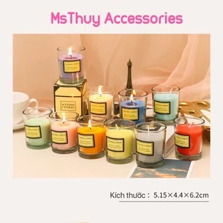 (New) Nến thơm phòng SCANTED CANDLES hương thơm từ sáp đậu tự nhiên , an toàn khi sử dụng