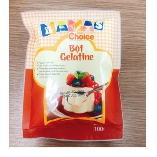 GELATIN BỘT 100GR LÀM CHÈ KHÚC BẠCH, SỮA CHUA DẺO