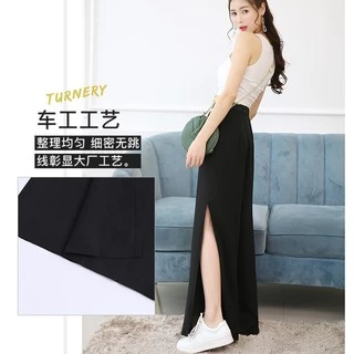 🔴quần culottes xẻ tà đủ size 40-100kg🔴